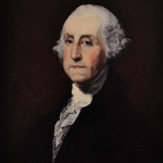 Carol Guidi George Washington First President of the United States after Gilbert Stuart Oil on Panel 24x20